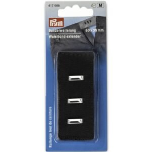 Prym Linningforlenger hemper 80x35mm – Sort