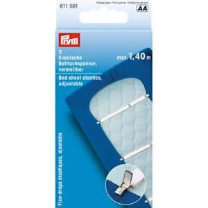 Prym laken elastik 18mm 3 stk. Hvit