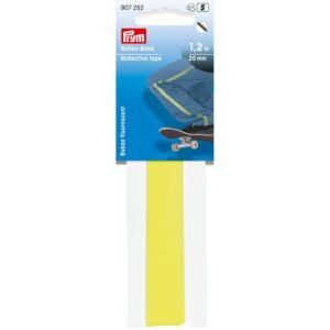 Prym Reflex Tape Selvklebende 1,2m – 20mm – Neongul