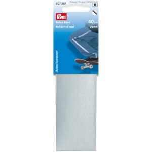 Prym Reflex Tape Selvklebende 40cm – 50mm – Sølvfarget